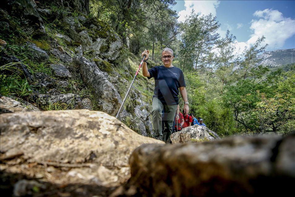 Tarihi Likya Yolu turizm için yüründü