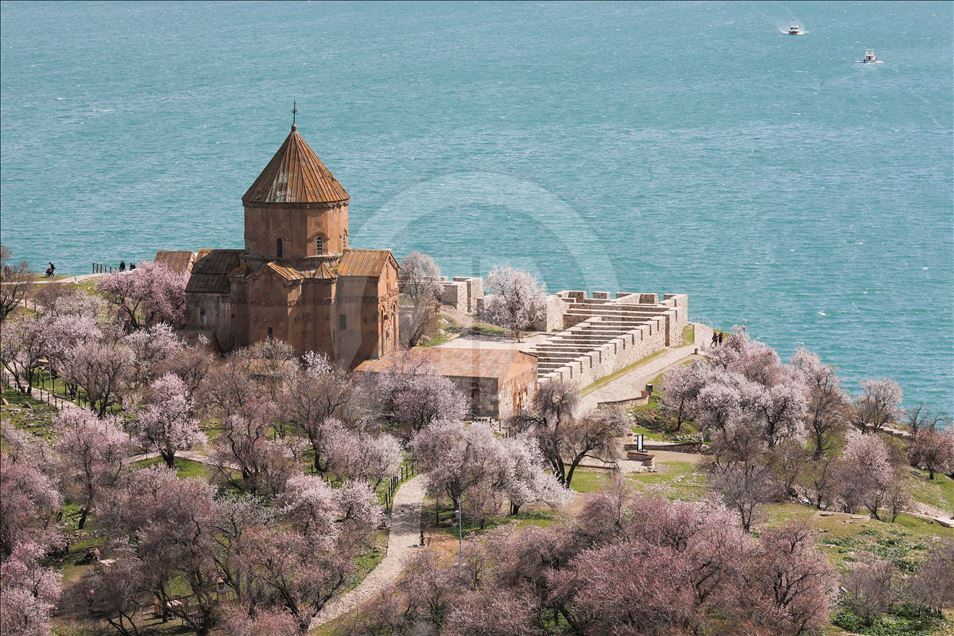 Akdamar Island on Lake Van