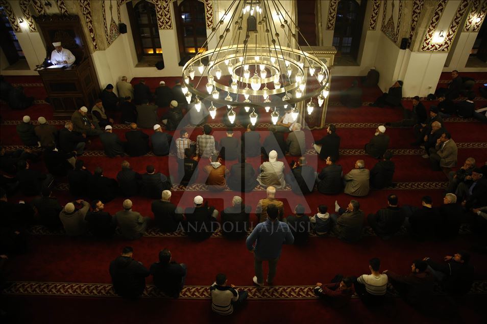Anadolu'nun ilk camisi Habib-i Neccar'da Berat Kandili programı
