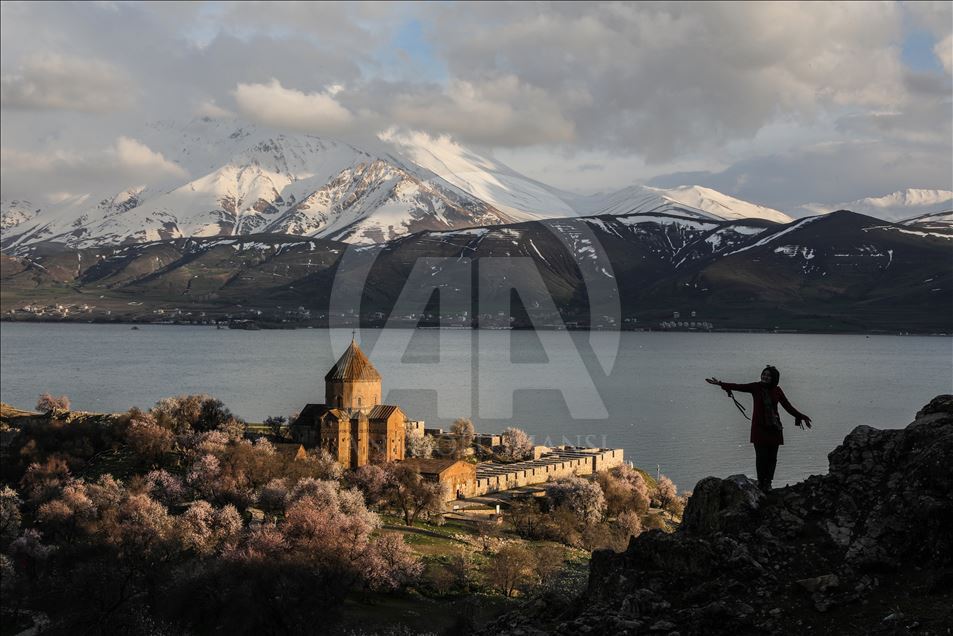 Akdamar Island on Lake Van