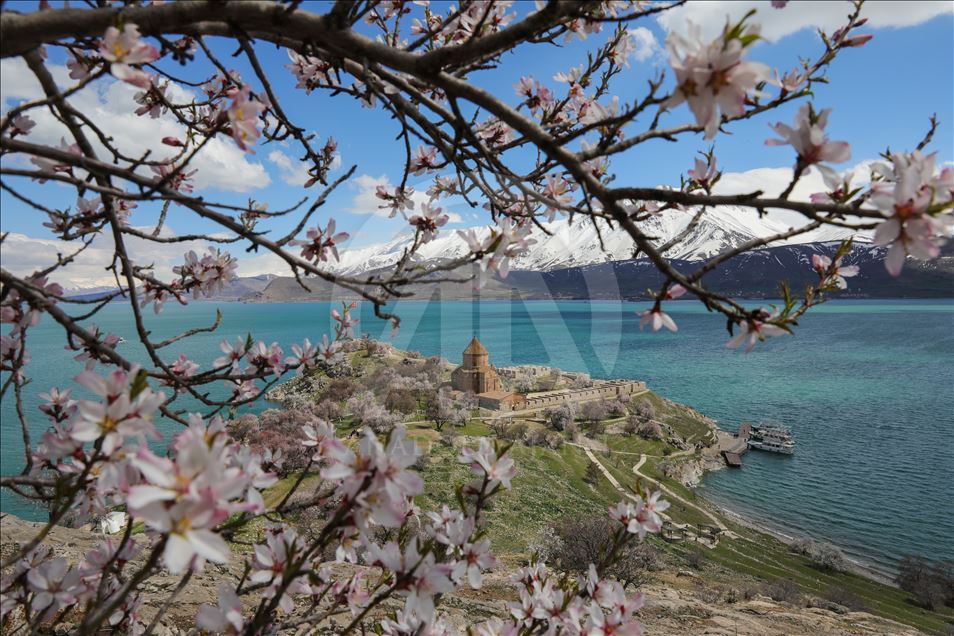 Akdamar Island on Lake Van