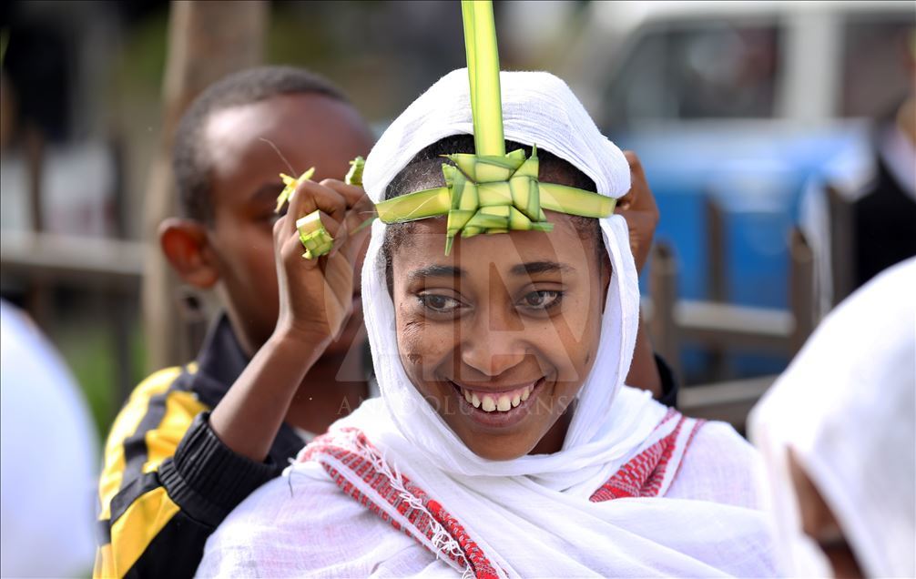 Celebraciones del Día de Hosanna en Etiopía