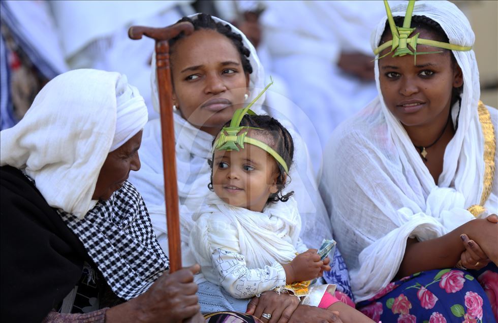 Celebraciones del Día de Hosanna en Etiopía