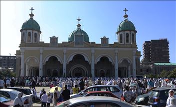 Celebraciones del Día de Hosanna en Etiopía