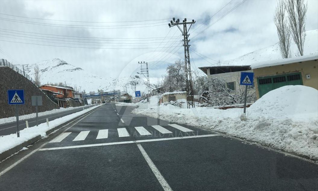 Malatya'daki kar yağışı