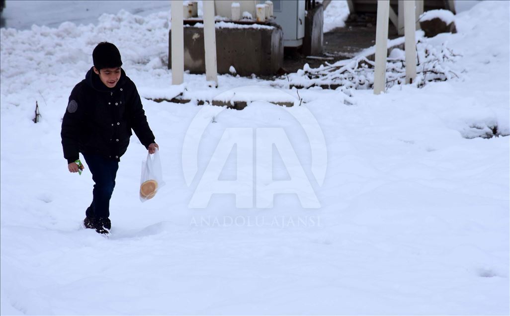 Kar yağdı, 82 yerleşim yerinin yolu kapandı