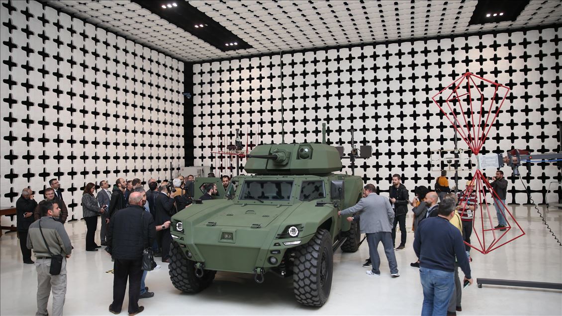 Turkey's first electric armoured vehicle: Akrep II