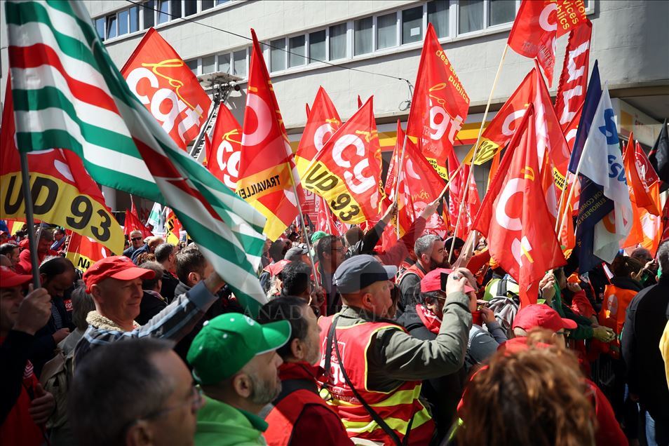 Brüksel'de işçilerden protesto 