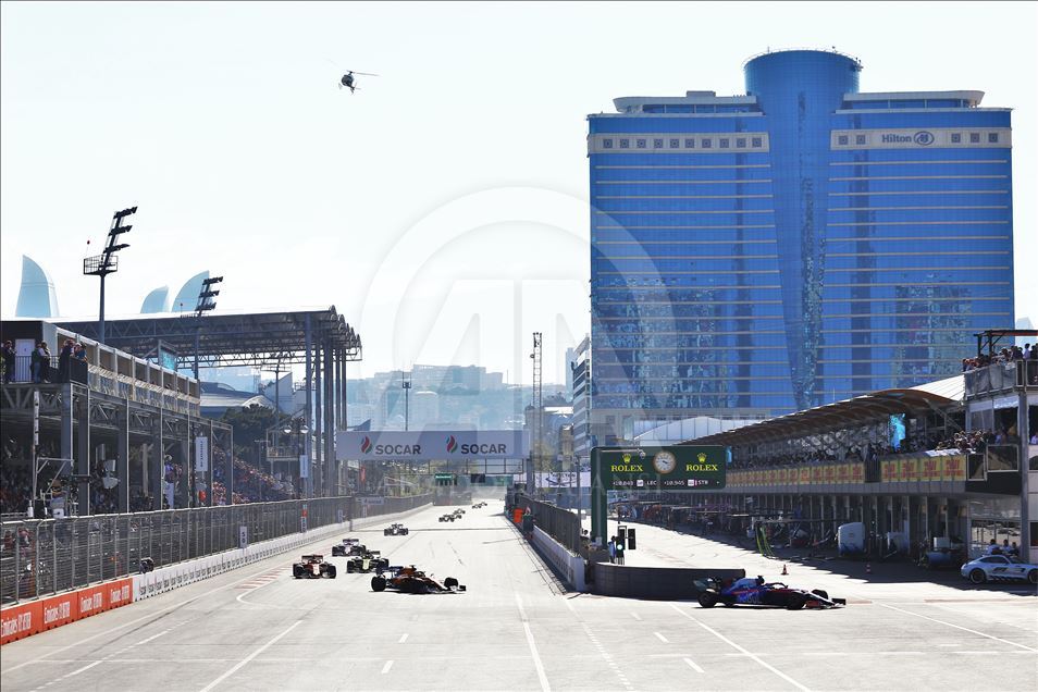 Bakü'de Formula 1 heyecanı
