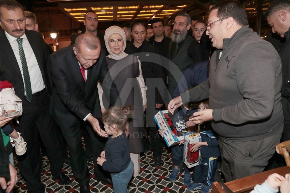 Cumhurbaşkanı Recep Tayyip Erdoğan, İstanbul'da