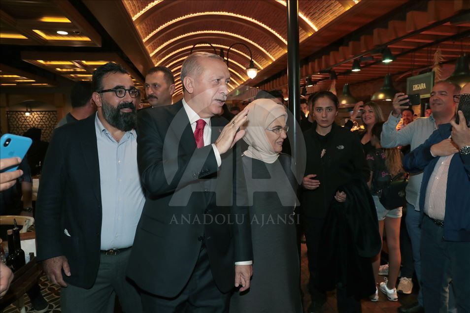 Cumhurbaşkanı Recep Tayyip Erdoğan, İstanbul'da