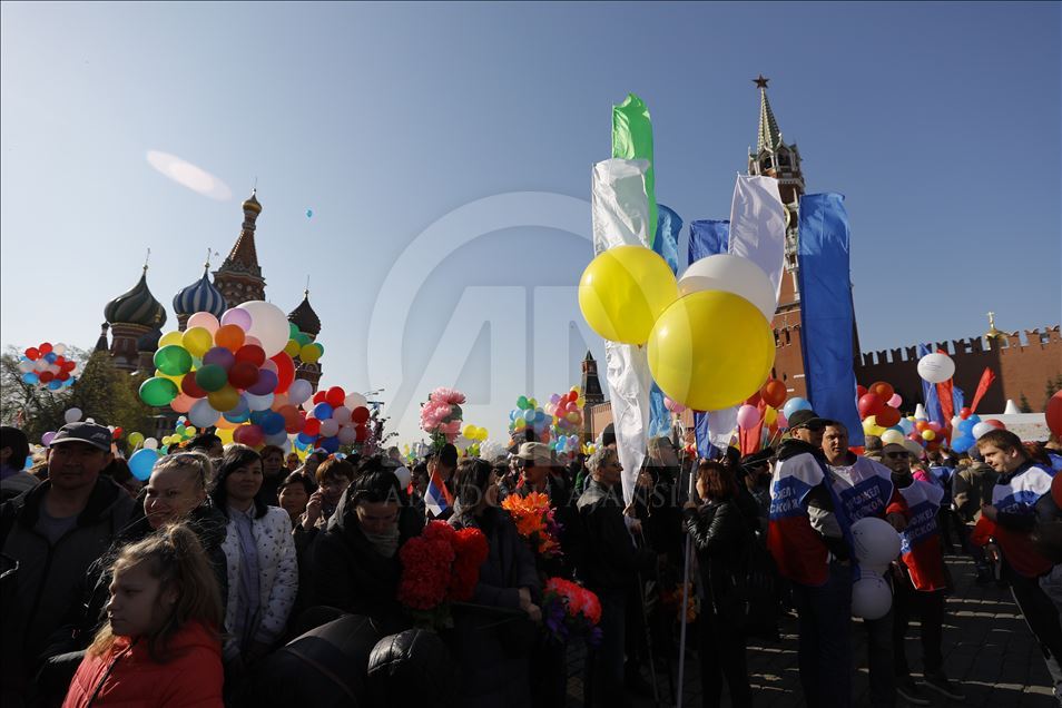 Rusya'da 1 Mayıs kutlamaları