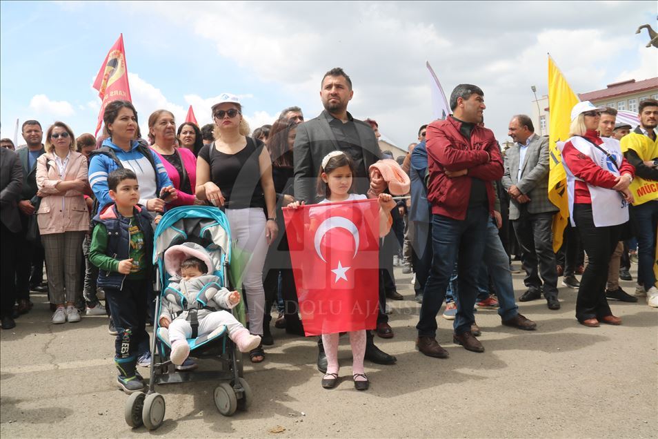 Doğu Anadolu'da 1 Mayıs kutlamaları
