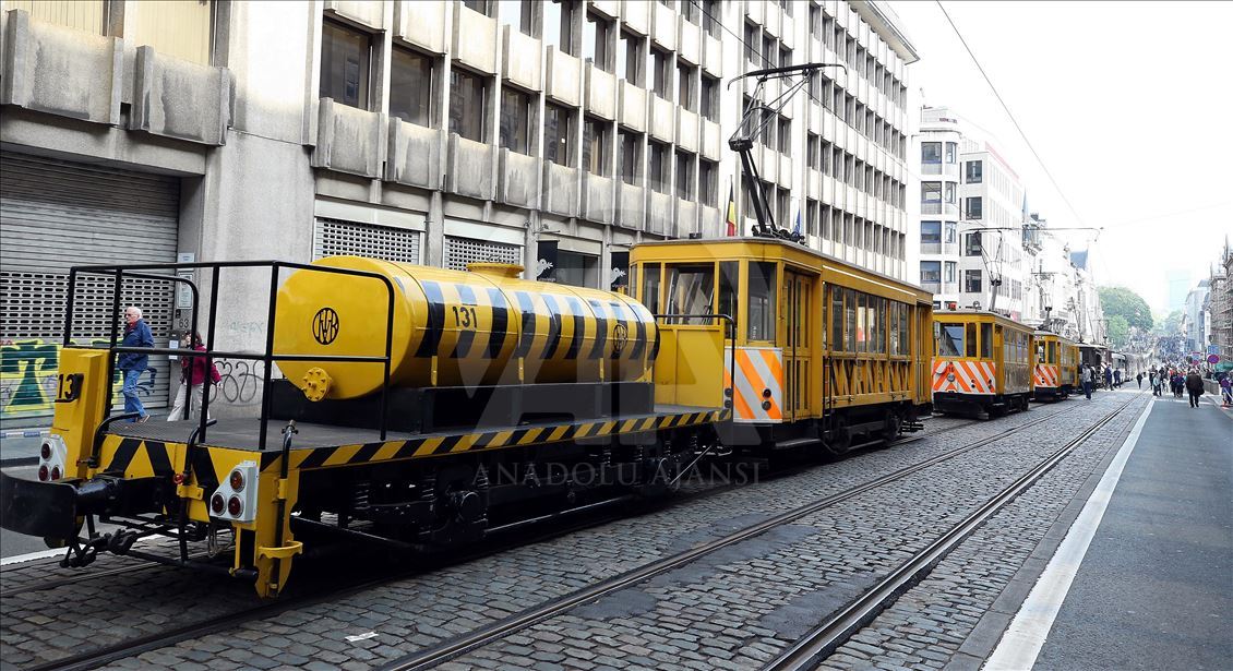Bruksel, ekspozohen tramvajë të vjetër 150 vjet