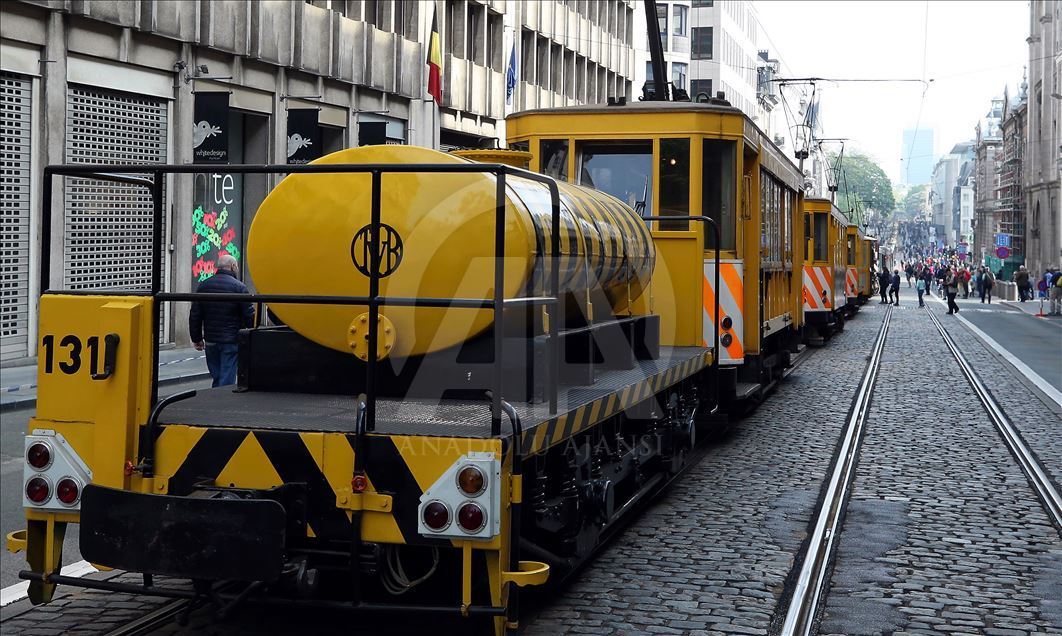 Bruksel, ekspozohen tramvajë të vjetër 150 vjet