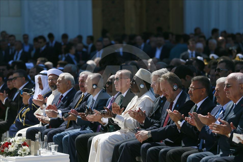 Büyük Çamlıca Camisi'nin resmi açılış töreni