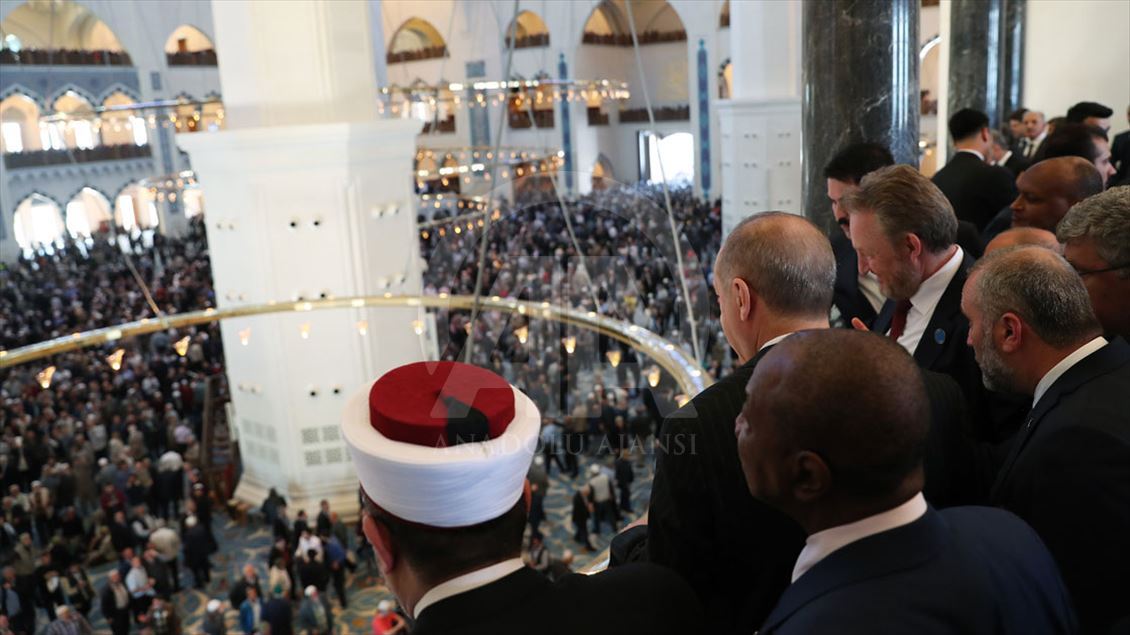 Büyük Çamlıca Camisi'nin resmi açılış töreni