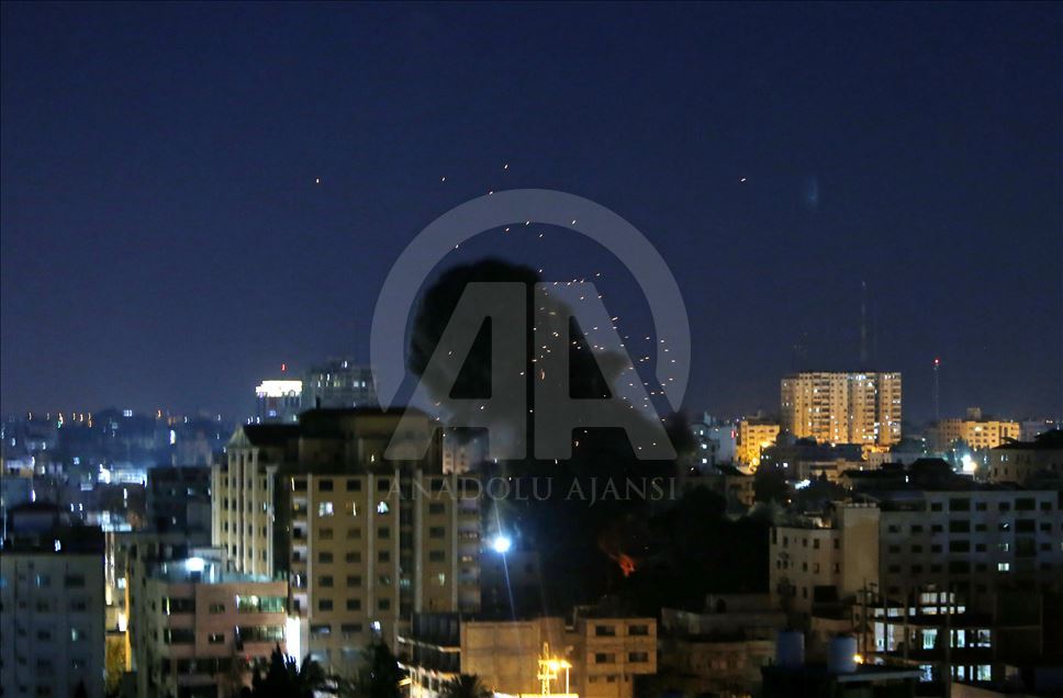 Anadolu Agency’s office hit by Israeli forces in Gaza Strip