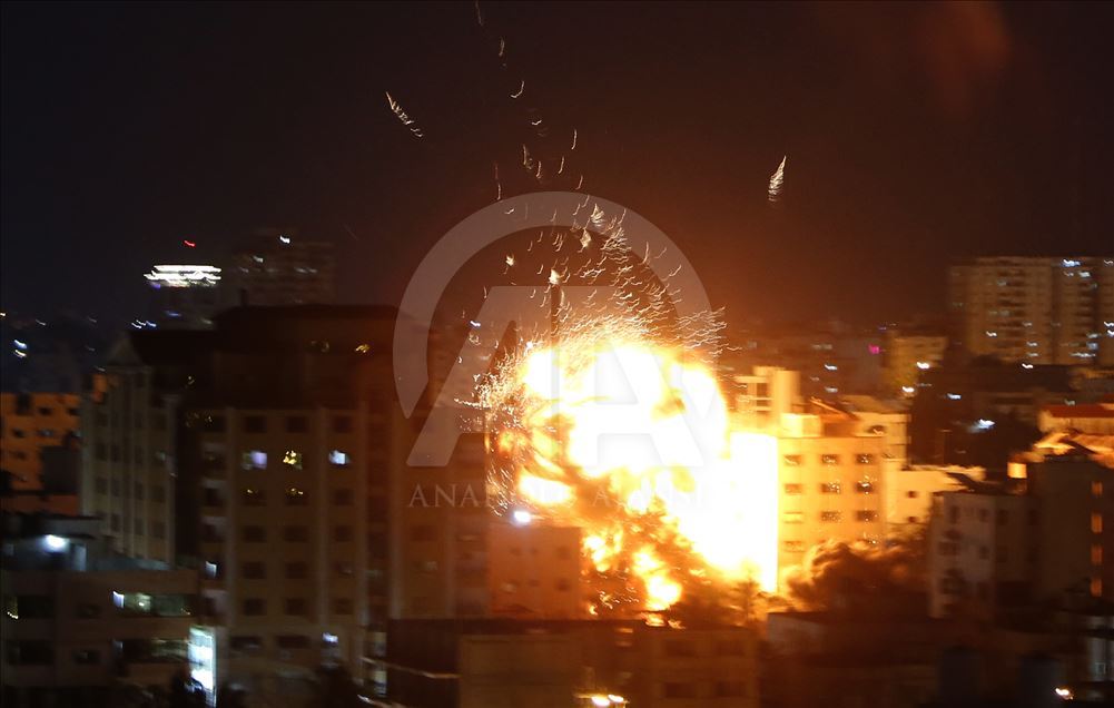 Anadolu Agency’s office hit by Israeli forces in Gaza Strip