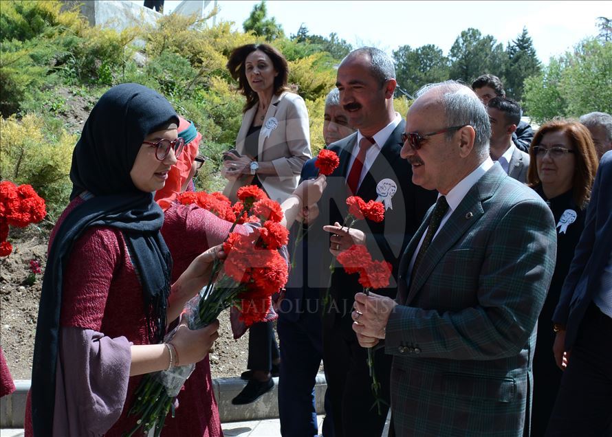 Yunus Emre kabri başında anıldı