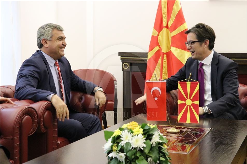 Stevo Pendarovski - Faruk Kaymakcı