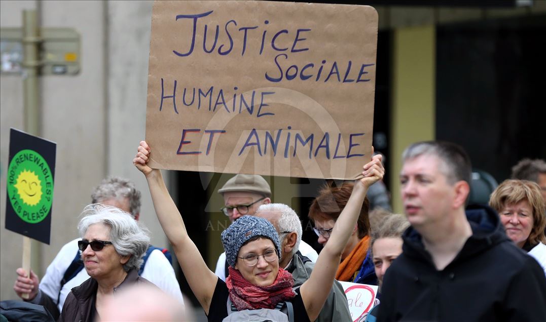 Bruksel, protestë për ndryshime klimatike