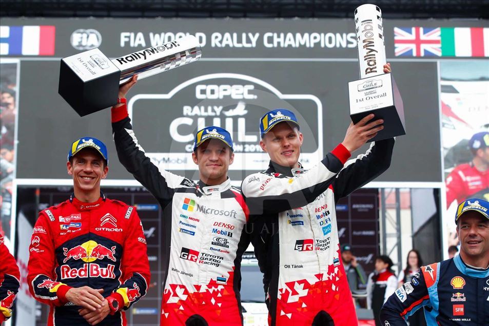 Toyota fue el ganador del Campeonato Mundial de Rally (WRC) en Chile