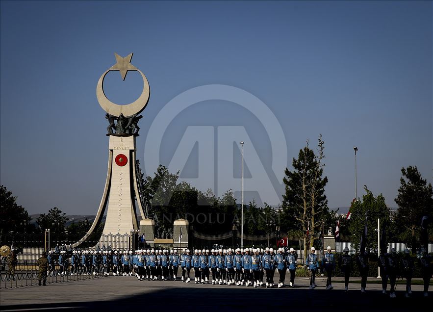 استقبال رسمی رئیس جمهور ترکیه از نخستوزیر عراق