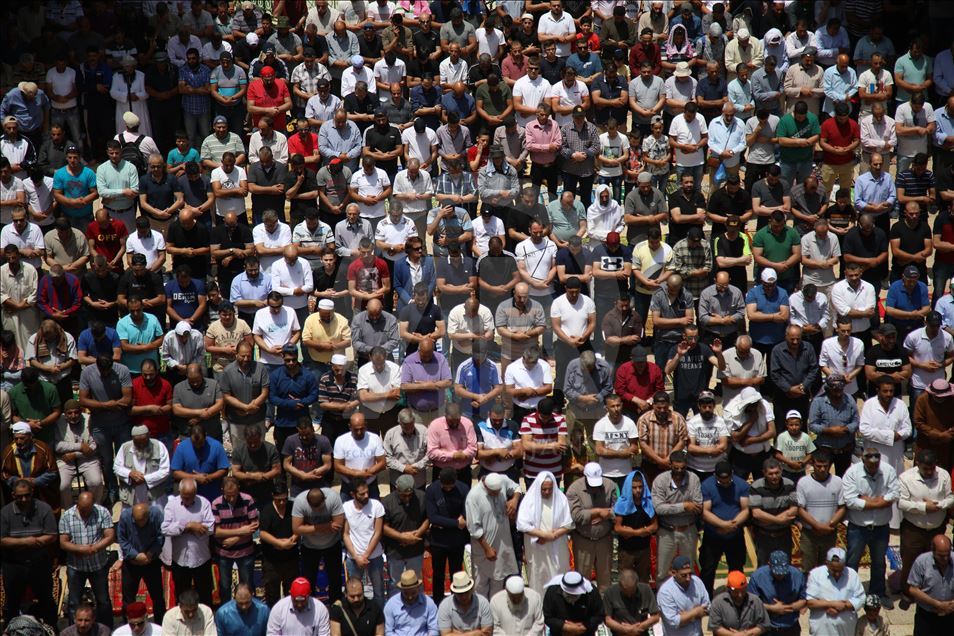 Second Friday Prayer of Ramadan in Al-Aqsa Mosque