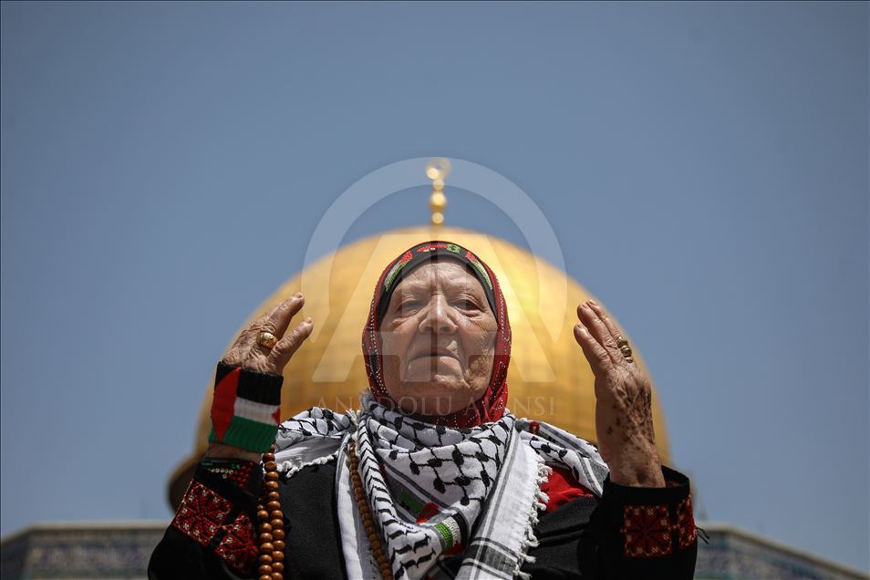 Second Friday Prayer of Ramadan in Al-Aqsa Mosque