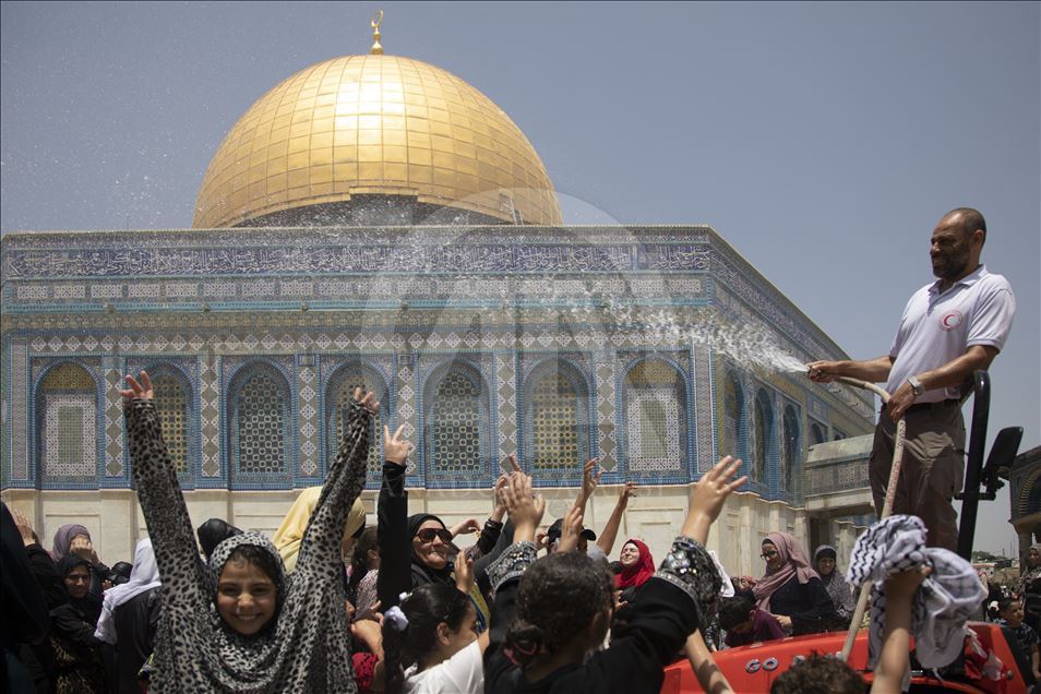 Second Friday Prayer of Ramadan in Al-Aqsa Mosque