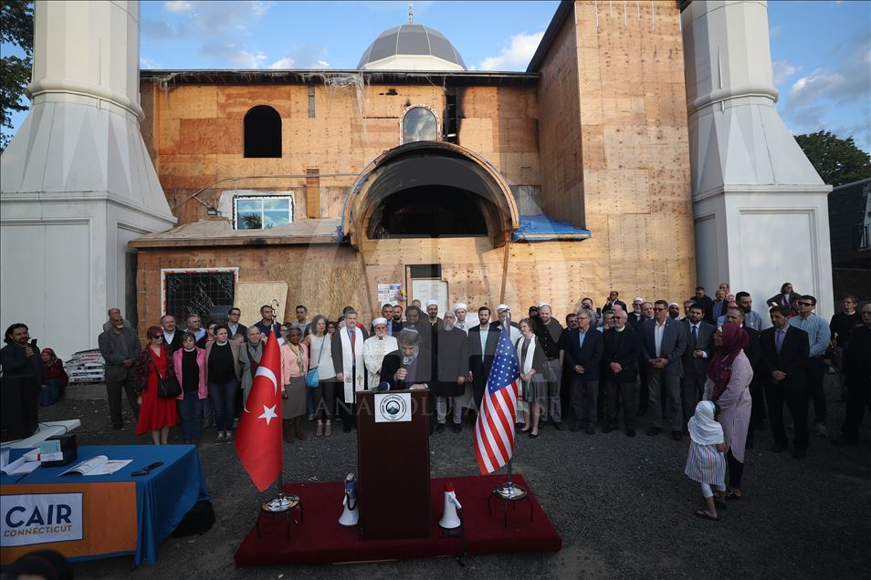 Solidarity event for Diyanet Mosque in U.S. state of Connecticut