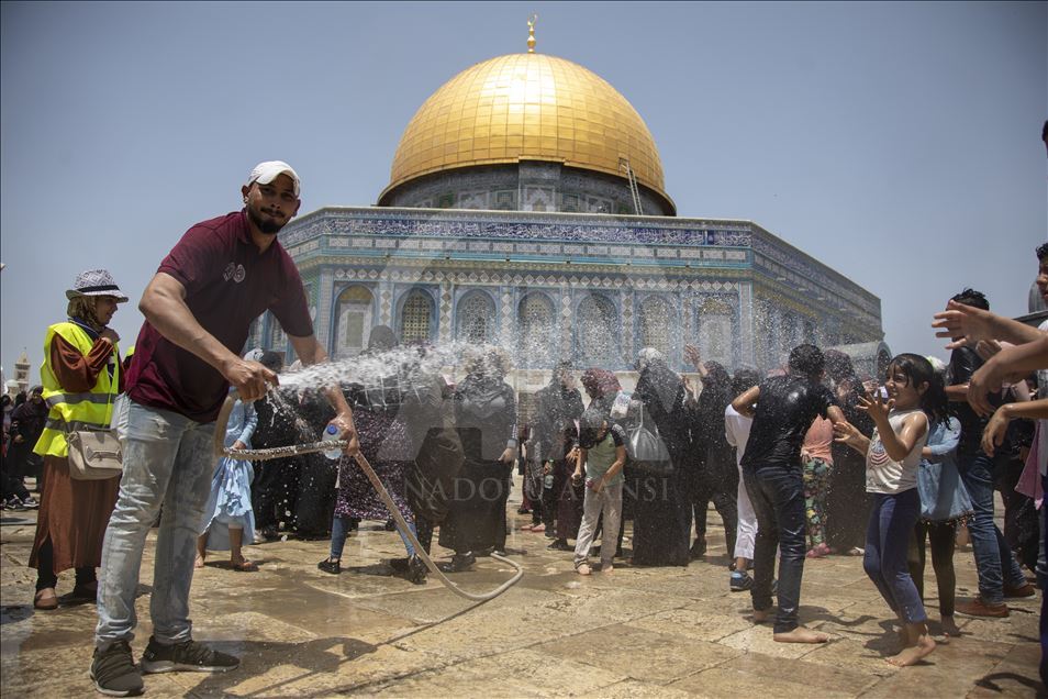 Second Friday Prayer of Ramadan in Al-Aqsa Mosque