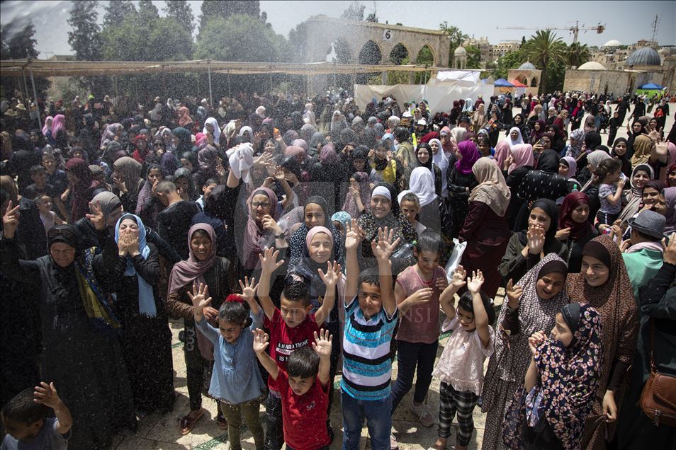 Second Friday Prayer of Ramadan in Al-Aqsa Mosque