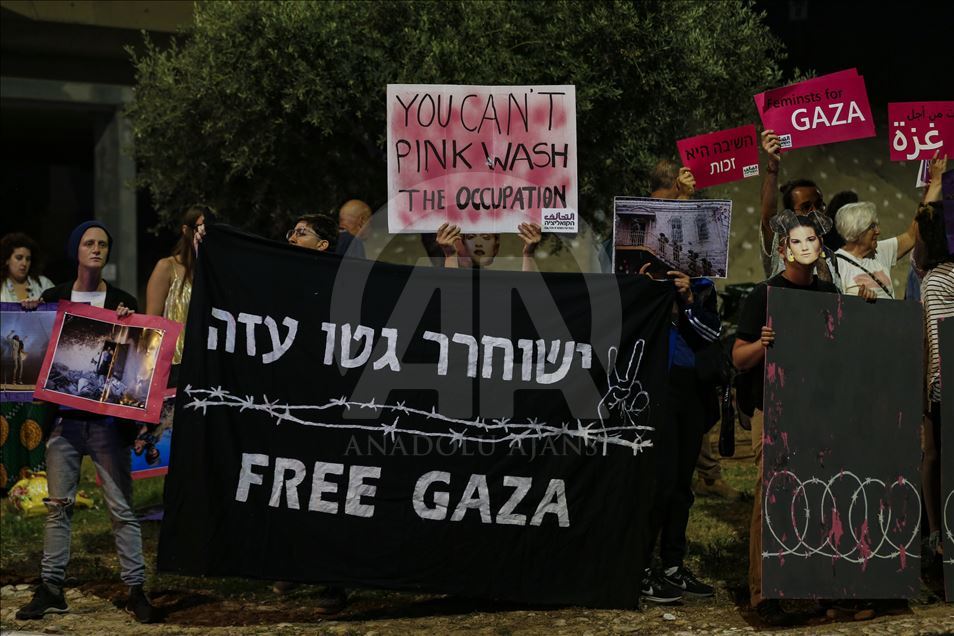 Protesta contra el concurso de música Eurovision 2019