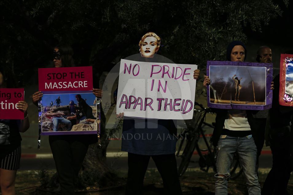 Protesta contra el concurso de música Eurovision 2019