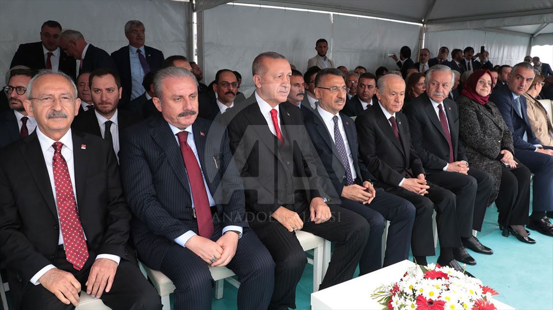 Erdoğan, Samsun'daki Milli Mücadele'nin 100. yılı etkinliklerine katıldı