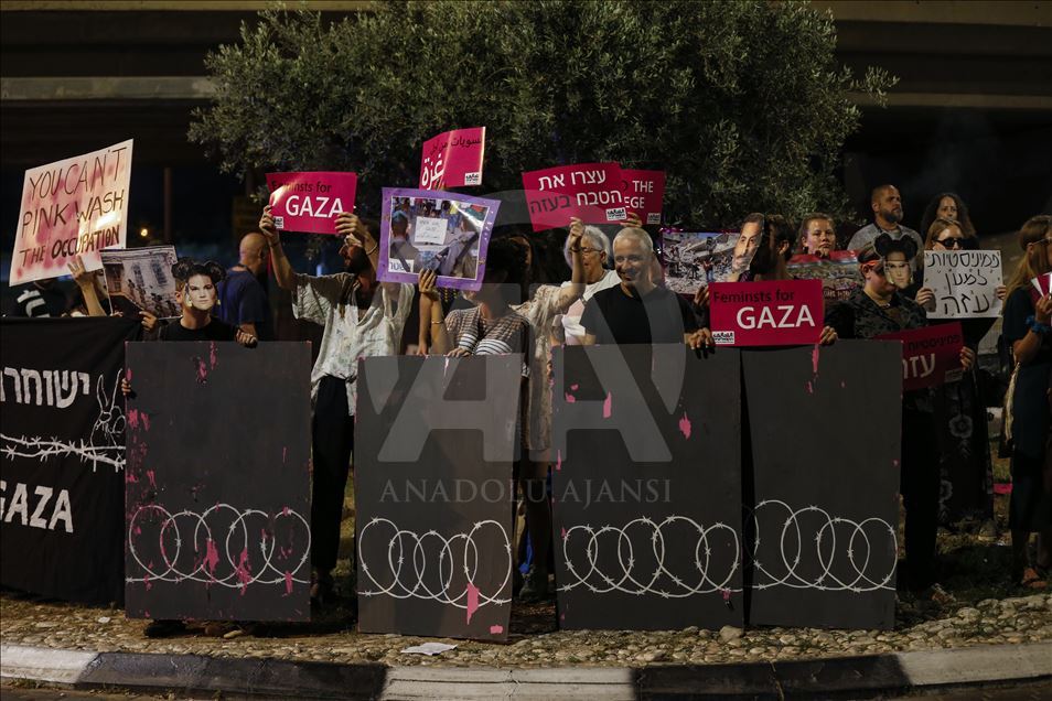 Protesta contra el concurso de música Eurovision 2019