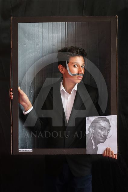 Ünlü ressamların eserlerini canlandırdılar