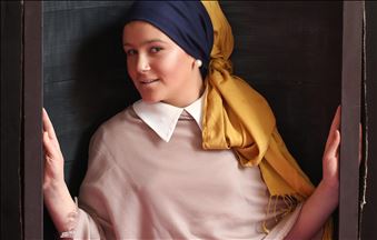 Students portrayed the famous artists' paintworks with live models by their own in Turkey's Bitlis