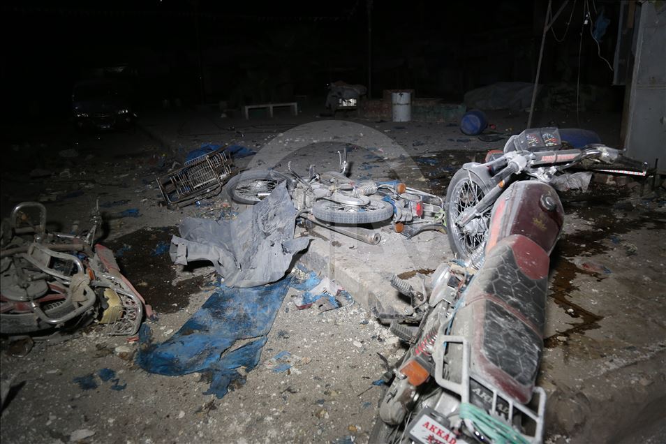 Air attacks in de-escalation zone of Idlib