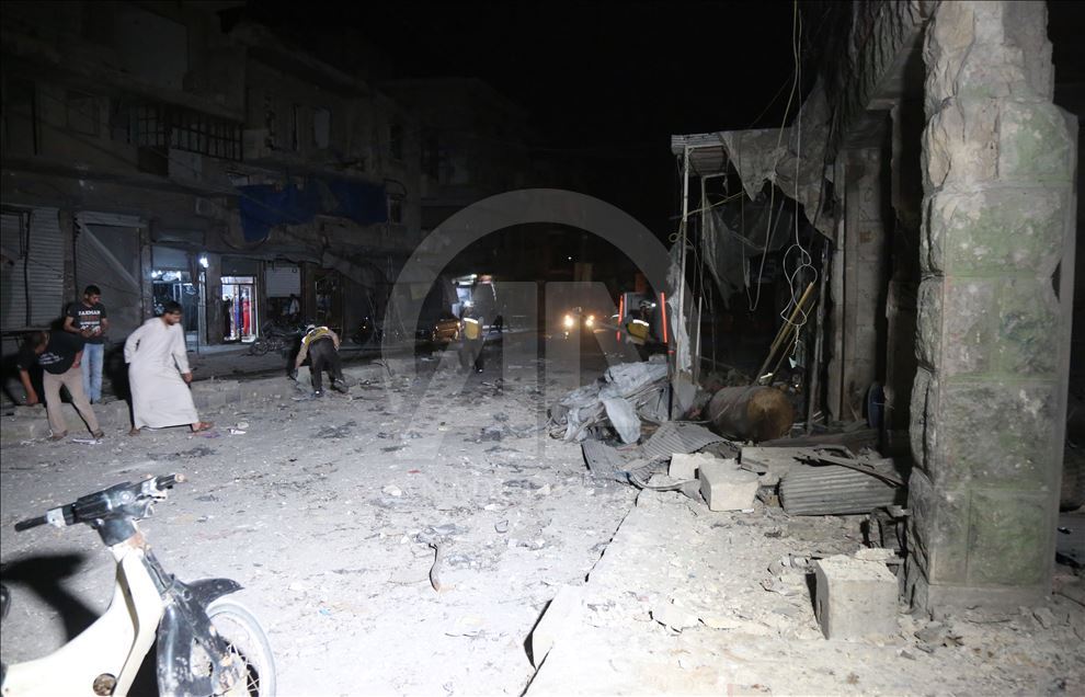 Air attacks in de-escalation zone of Idlib