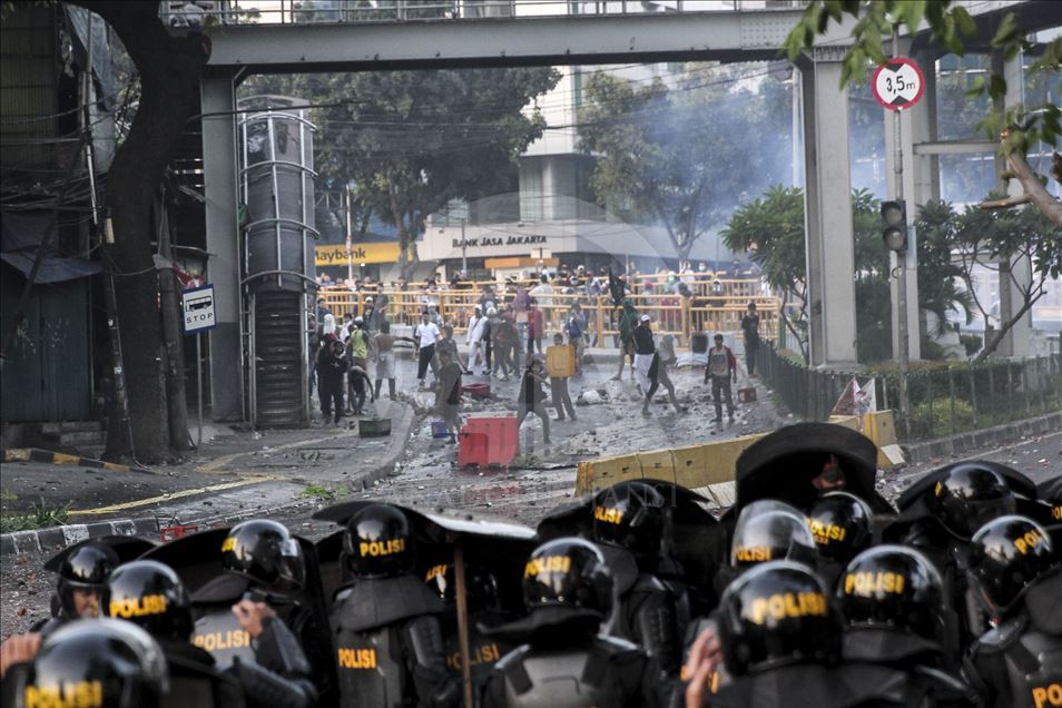 Demonstrasi menentang hasil penghitungan KPU di Jakarta