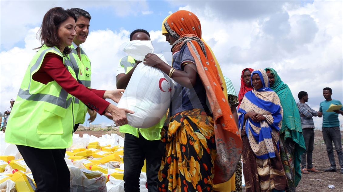  TİKA’dan kamplara sığınan Etiyopyalı ailelere ramazan yardımı 