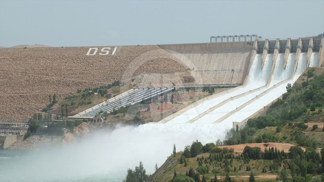 Keban Barajı'nda su seviyesi yükseldi