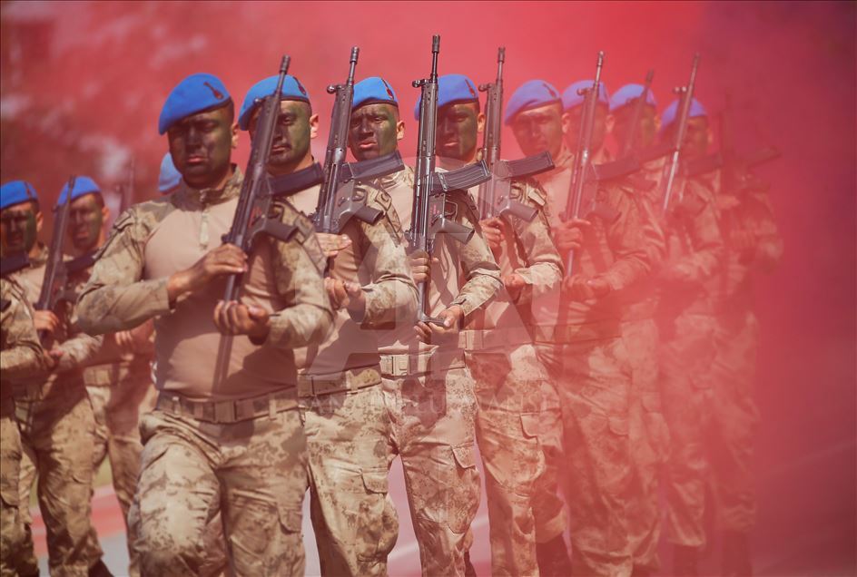 Military swearing ceremony in Izmir