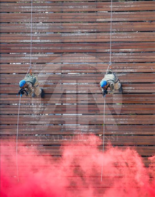 Military swearing ceremony in Izmir
