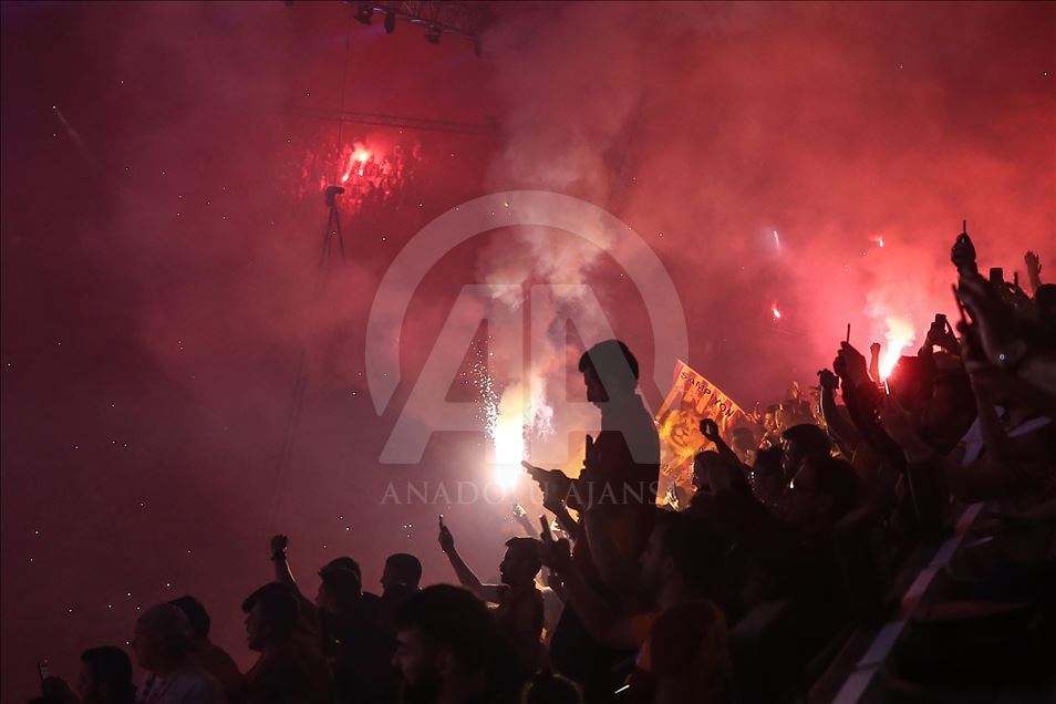 Galatasaray celebrates Turkish Super Lig championship