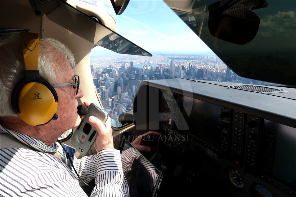84 yaşındaki Türk pilot 50 yıldır Amerikan semalarında