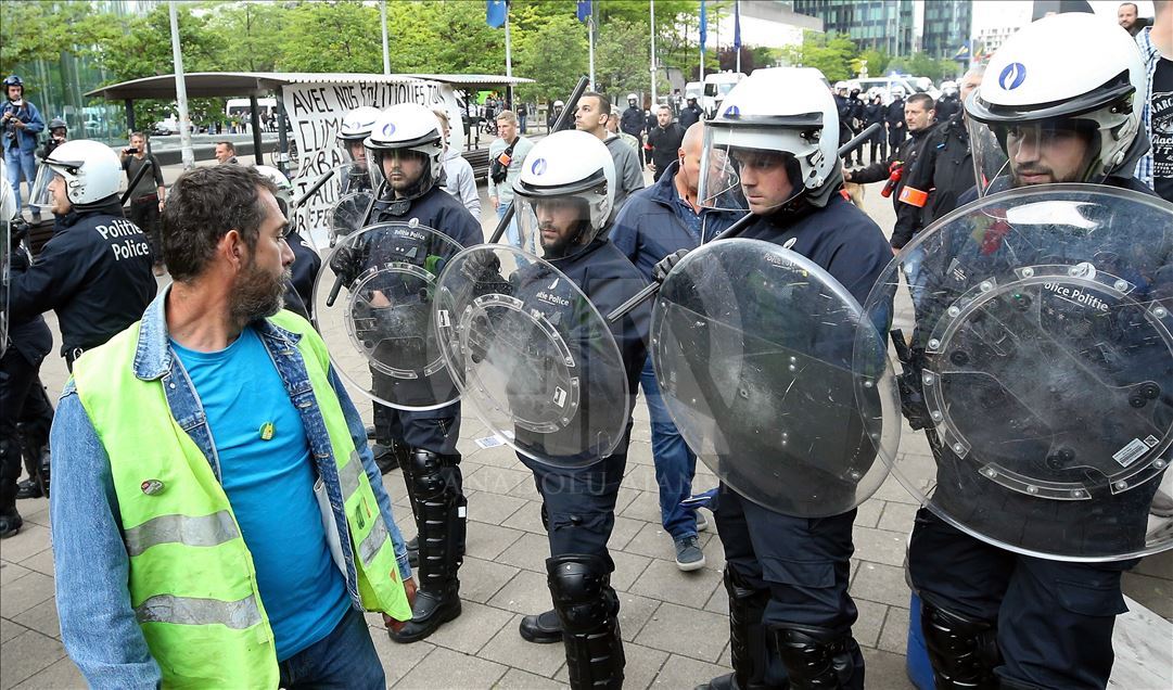 Protestat e "Jelekëve të Verdhë" në Bruksel shndërrohen në dhunë
